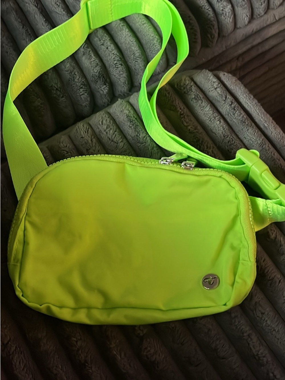 lululemon athletica Neon Lime Crossbody Bag